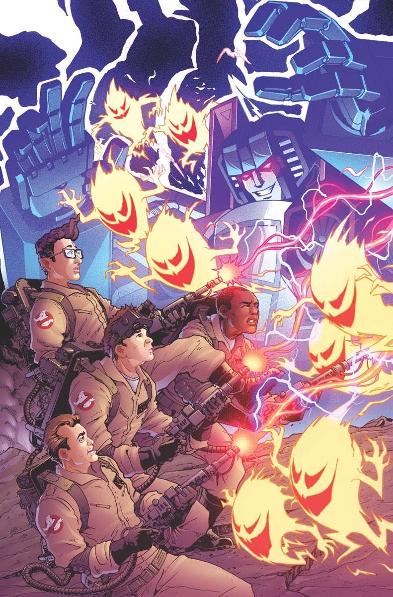 Transformers / Ghostbusters Issue #1 preview + new cover revealed